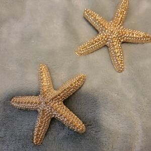Gold Starfish Decor Set